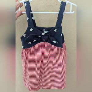 Carter's Toddler Girl American bow shirt, 2t, guc